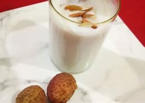 Litchi Milk Shake